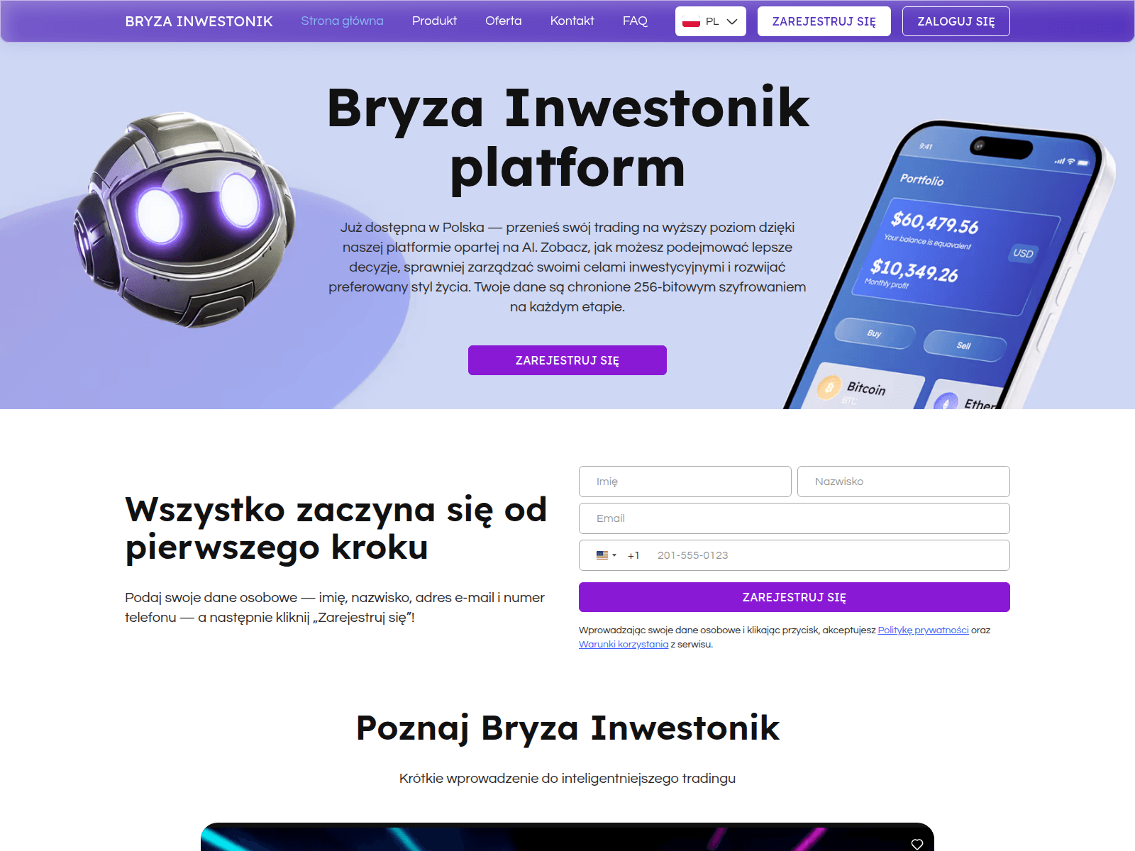 Screenshot of bryza-inwestonik.com