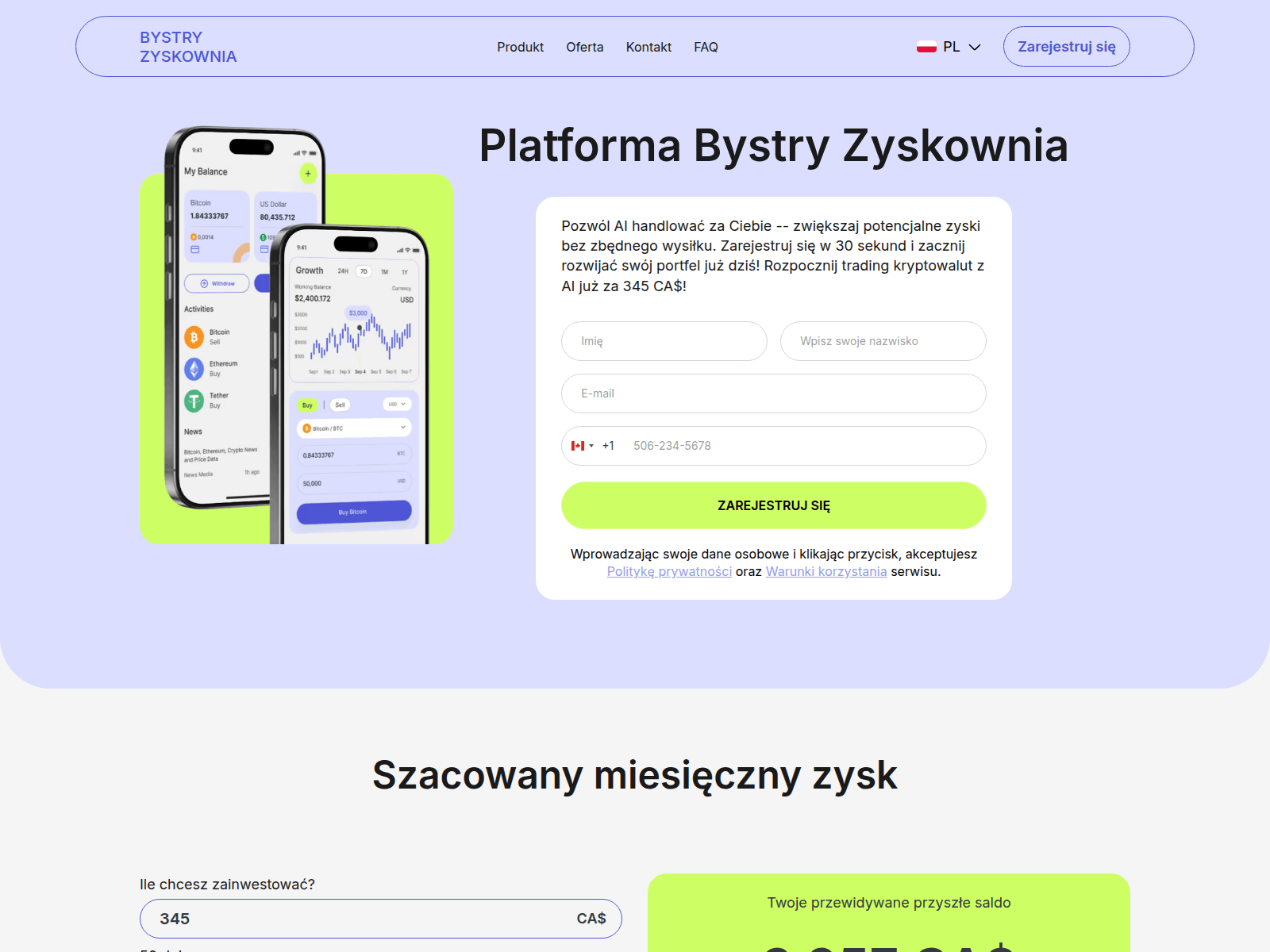 Screenshot of bystry-zyskownia.com