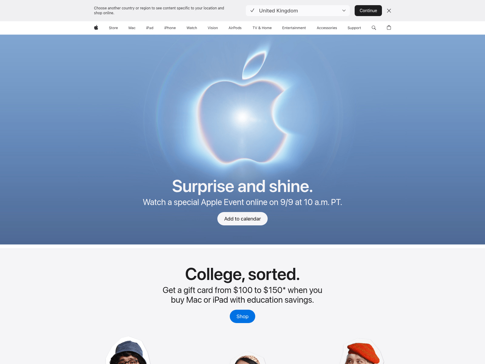 Screenshot of clear-apple.com