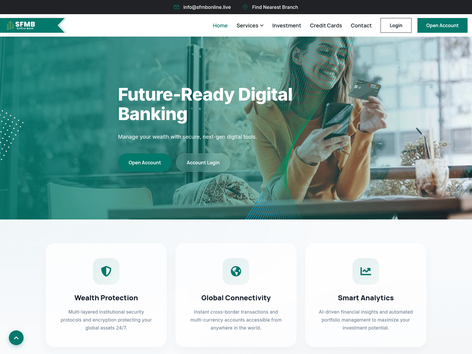 Screenshot of sfmbonline.live