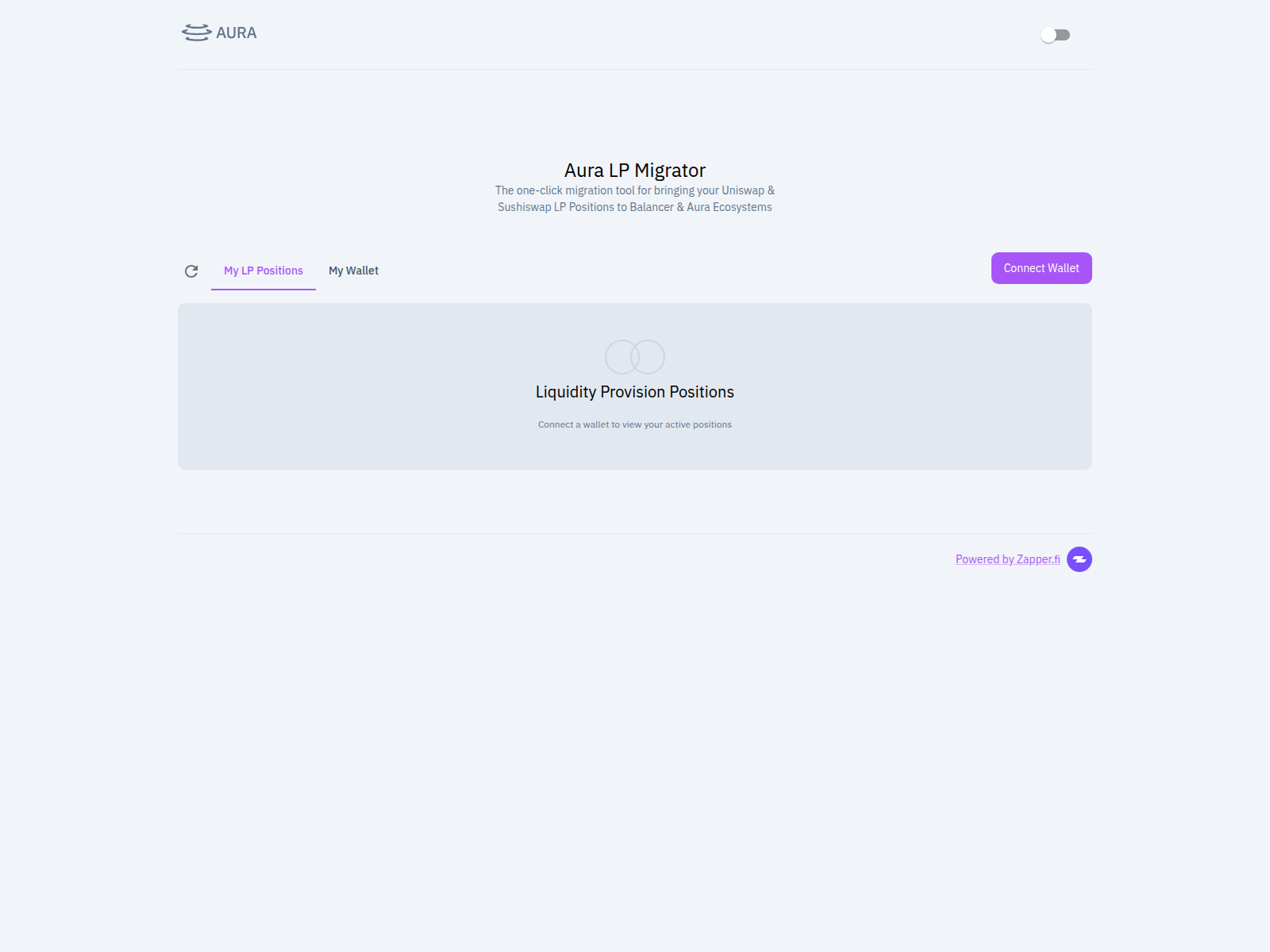 Screenshot of aura-migrator.pages.dev