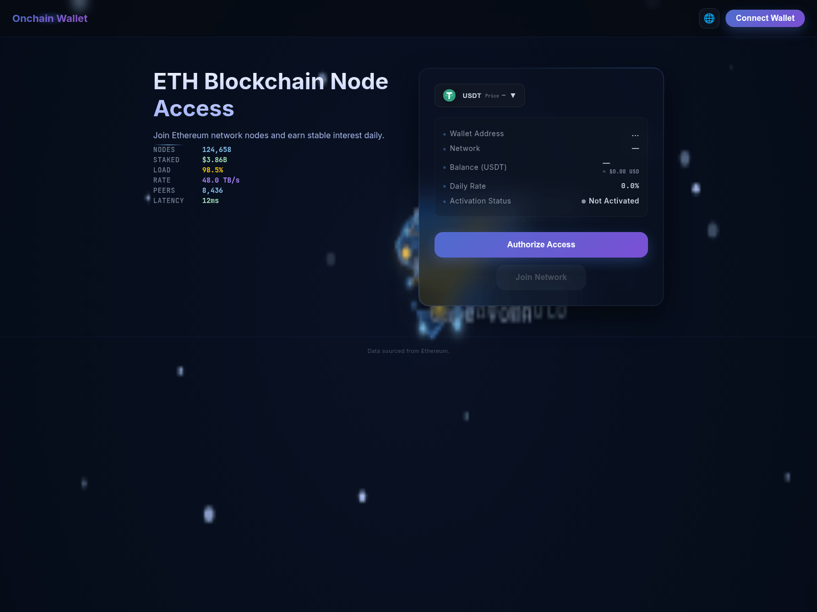 Screenshot of onchainwallet.vip