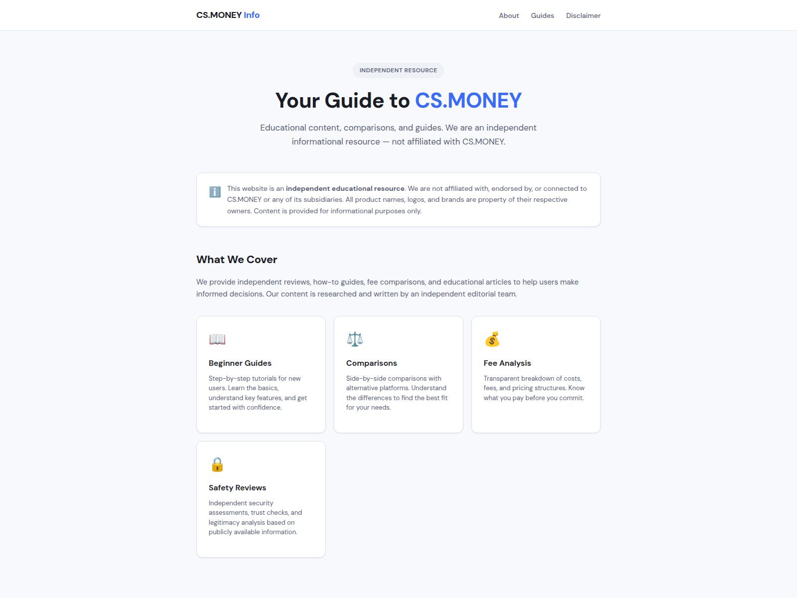 Screenshot of csmoney.com.co