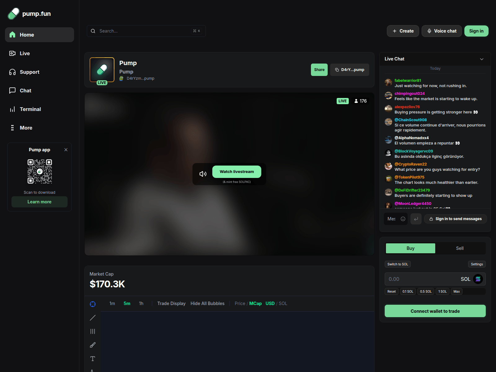 Screenshot of pumpfunstreamersol.pro