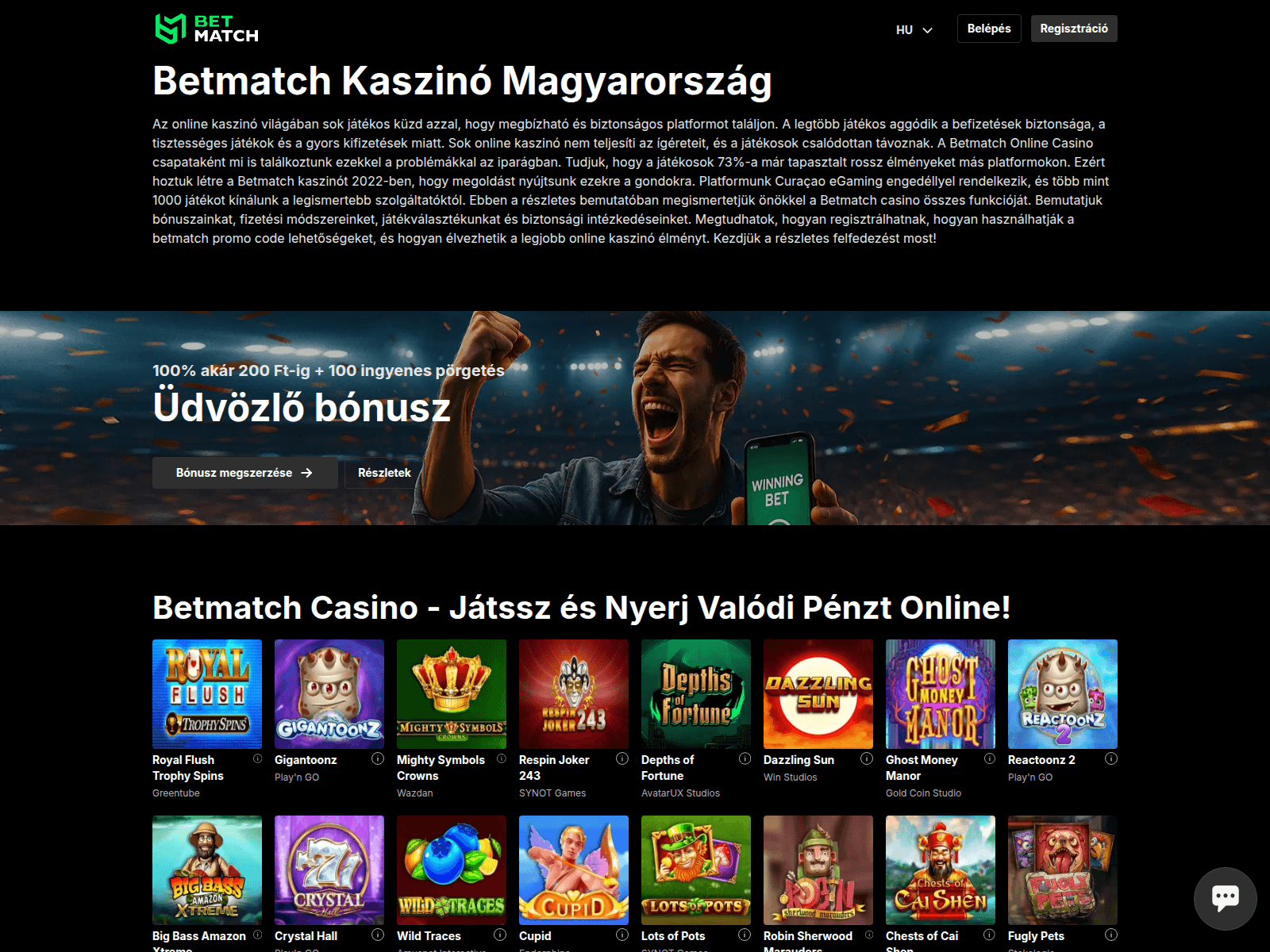Screenshot of betmatch-casino.net