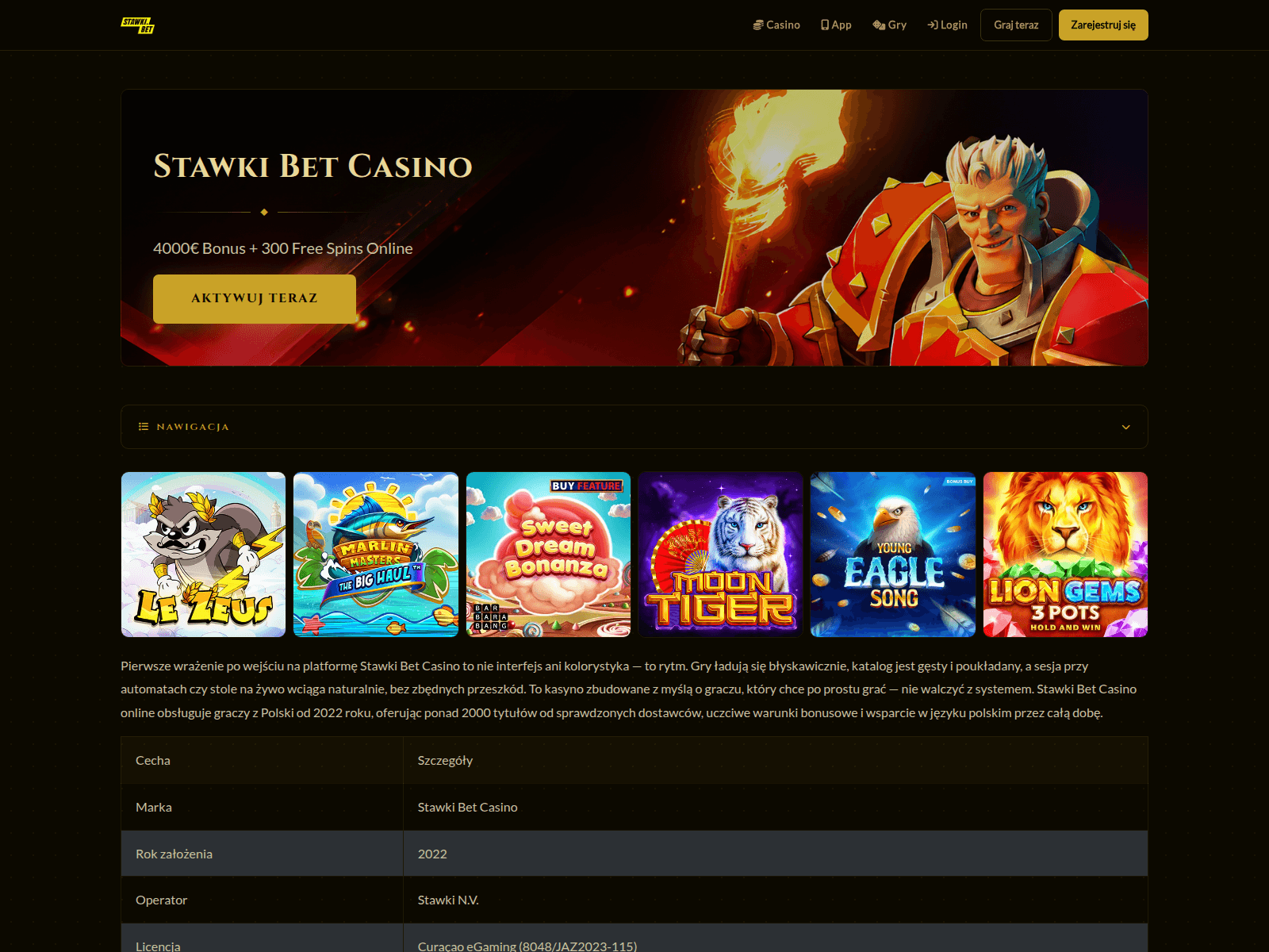 Screenshot of stawkibet-pl.pl