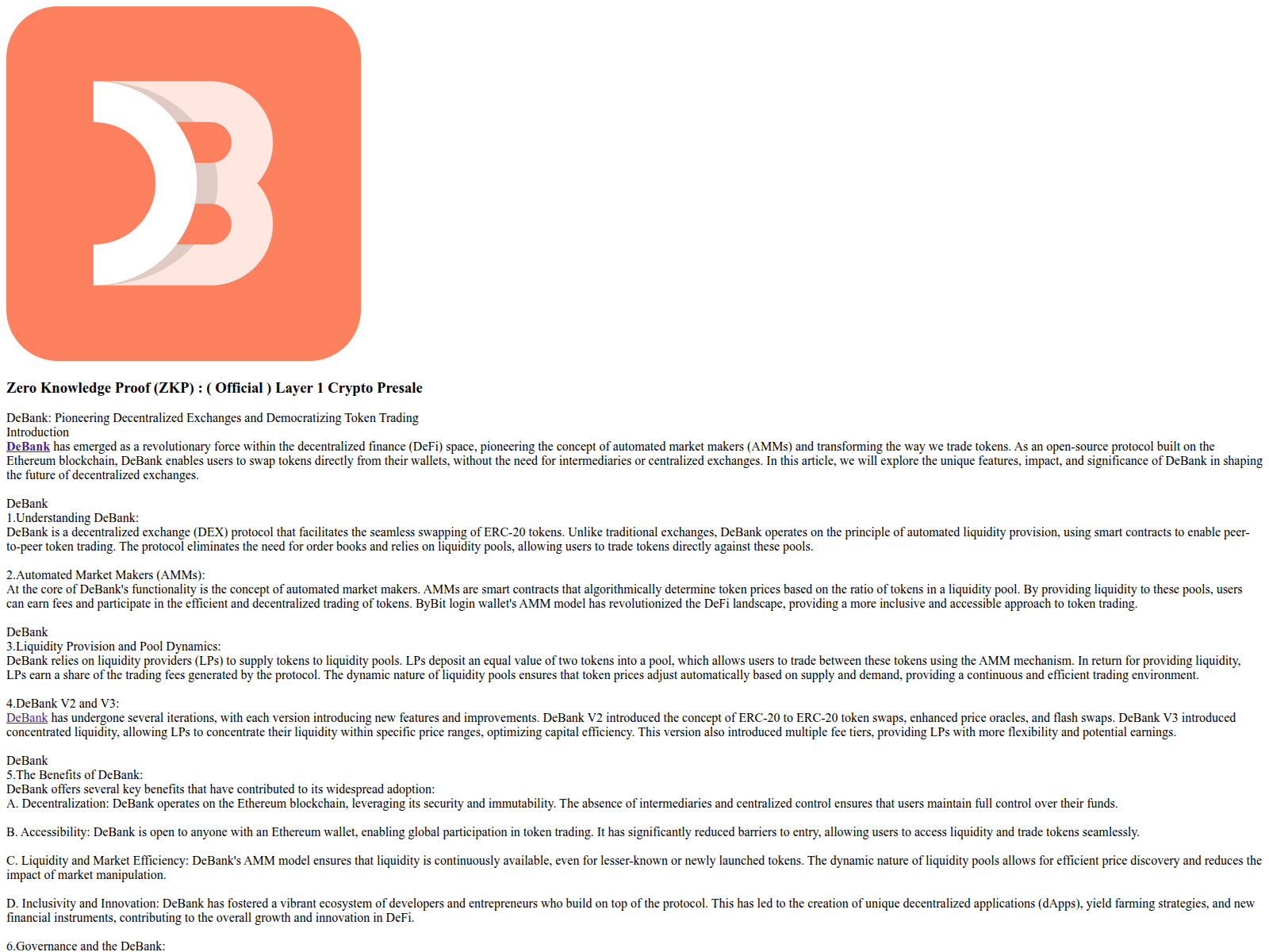 Screenshot of debank1.github.io