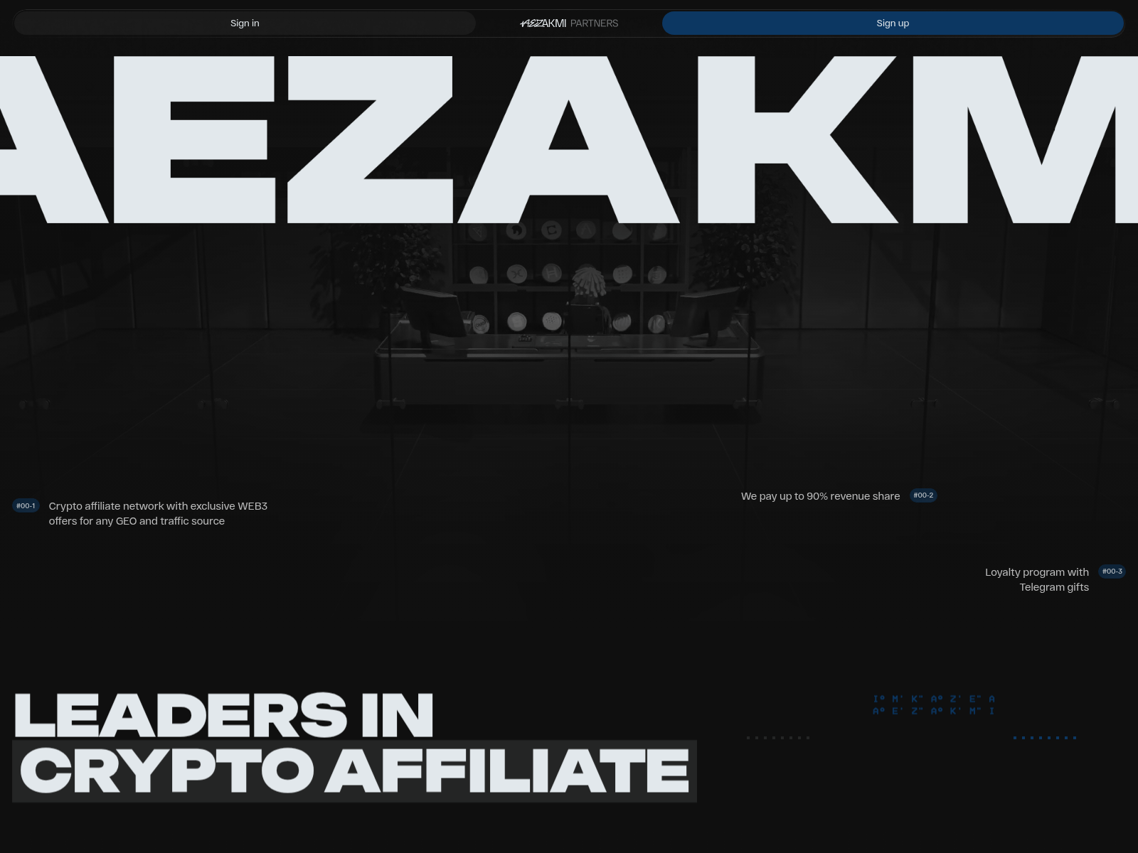 Captura de pantalla de aezakmipartners.com