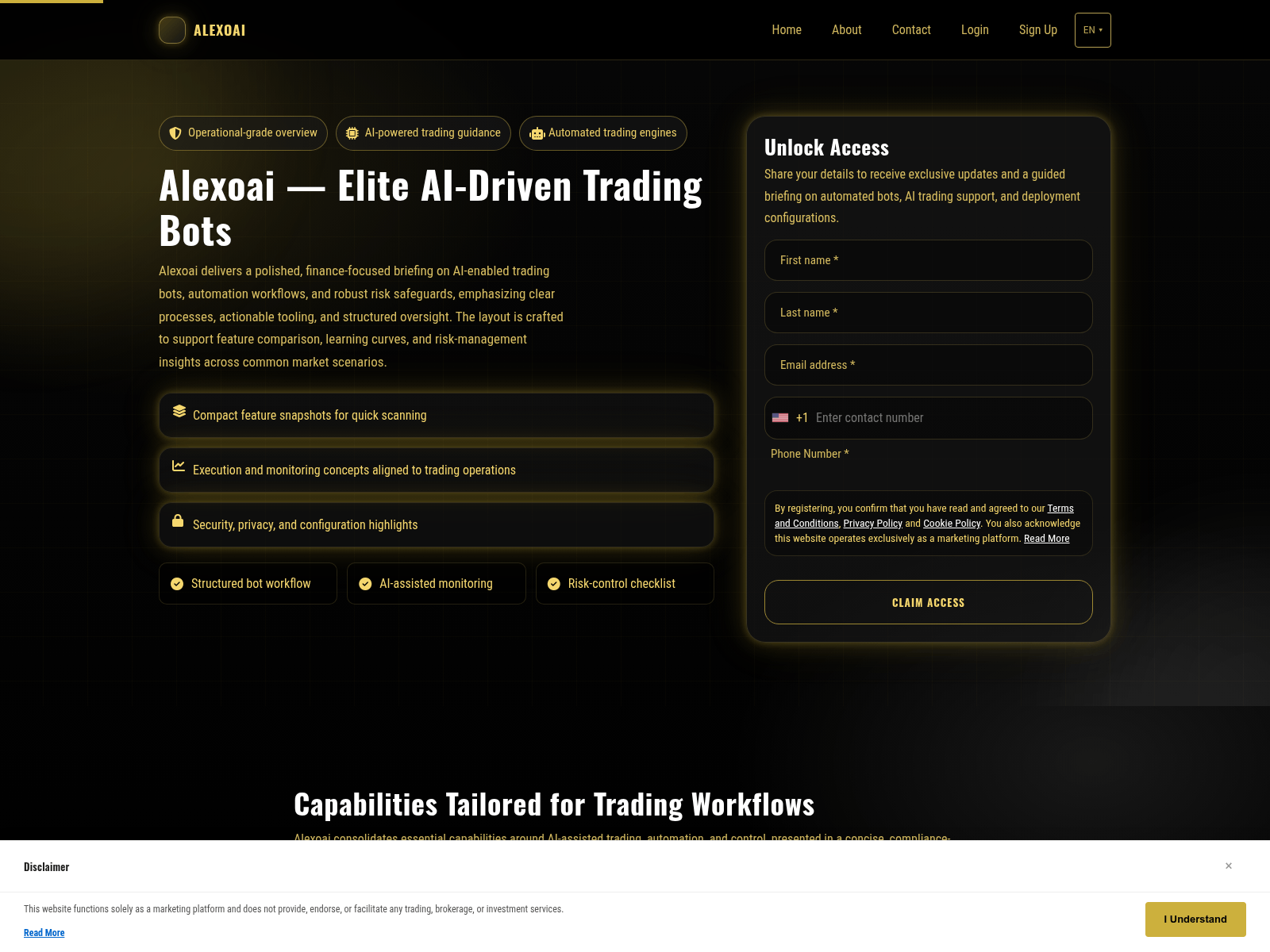 Screenshot of alexoai.pro
