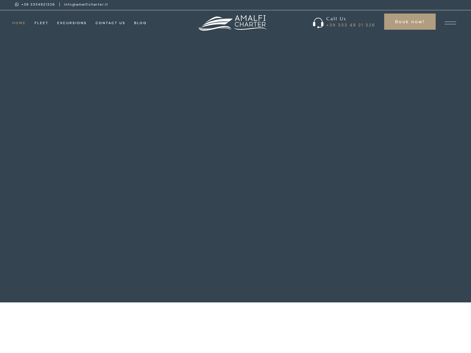 Captura de pantalla de amalficharter.live