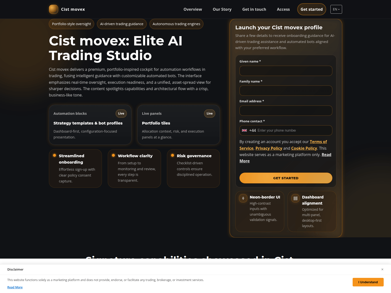 Screenshot of cistmovex.digital