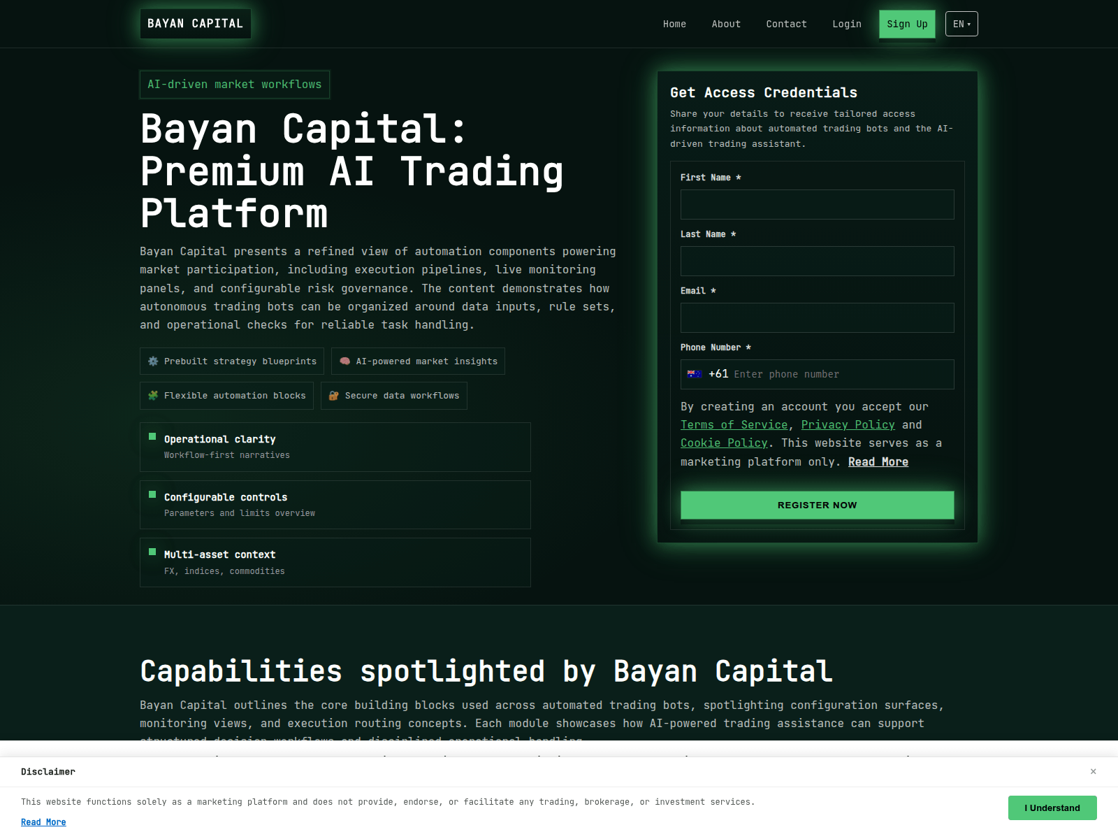 Screenshot di bayancapital-solution.com