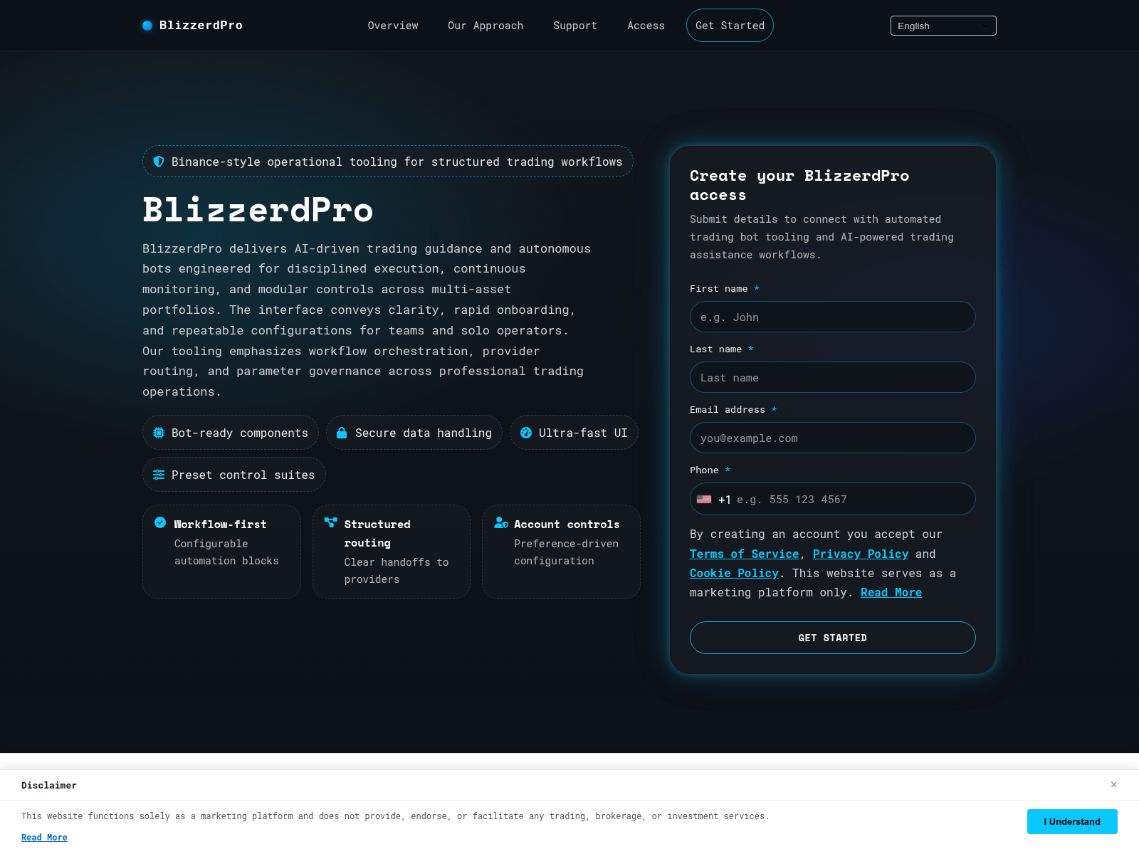 Screenshot of blizzerdpro.digital