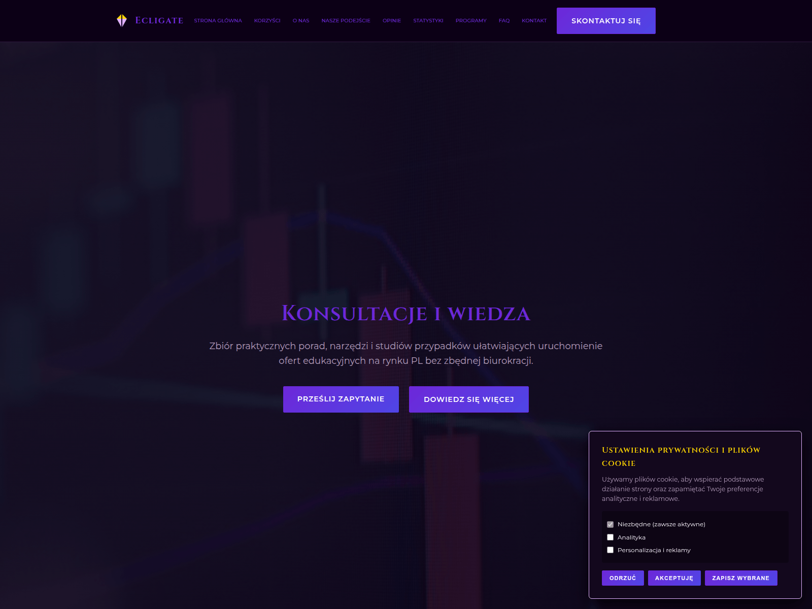 Screenshot of ecligate.info