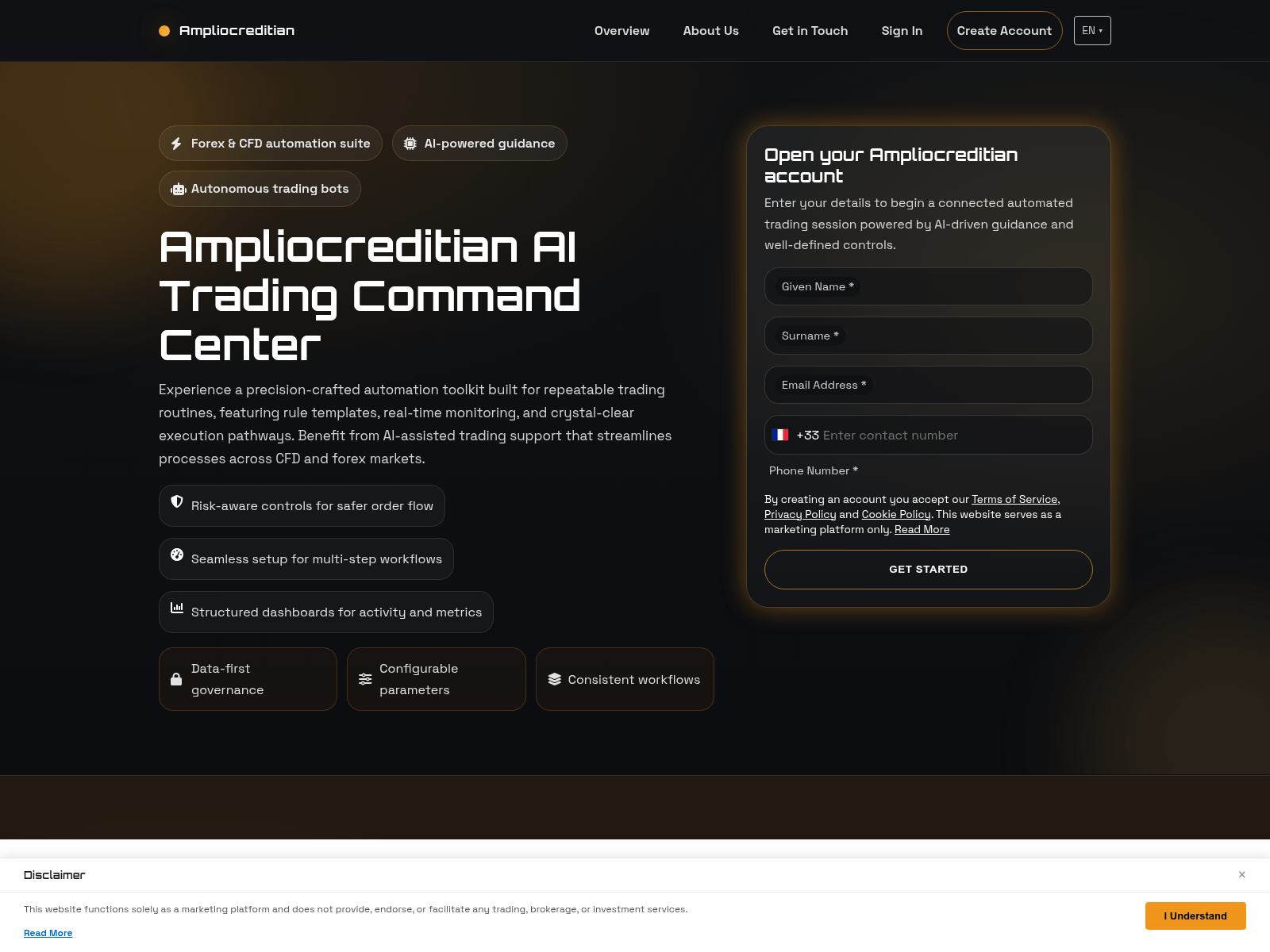 Screenshot of ampliocreditian-system.digital