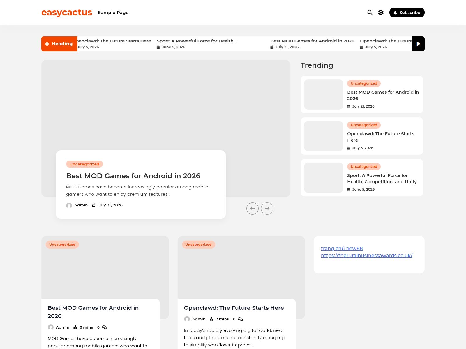 Screenshot of easycactus.co.uk