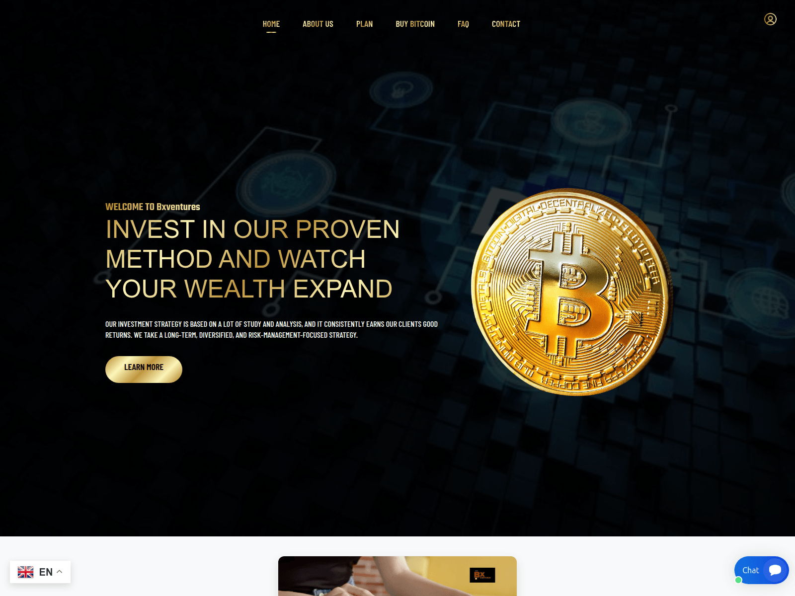 Ảnh chụp màn hình của bxventures.live