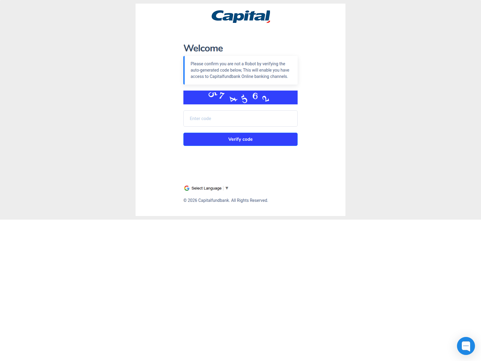 Screenshot of capitalfundbnk.live