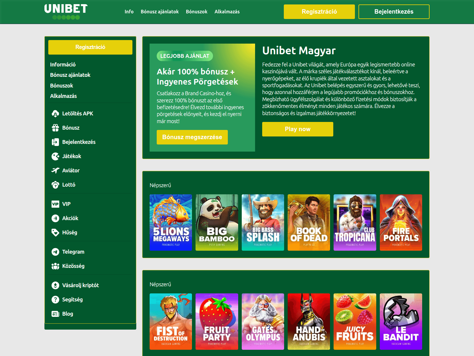 Screenshot of unibethu.org