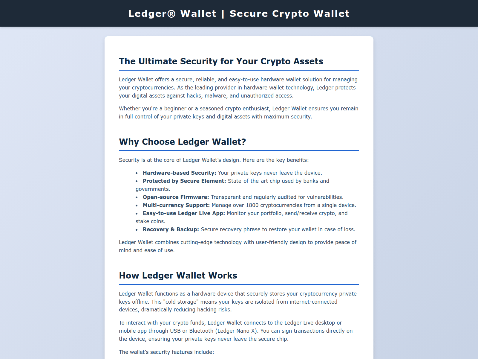 Screenshot of cloud-ledgrwallet.pages.dev