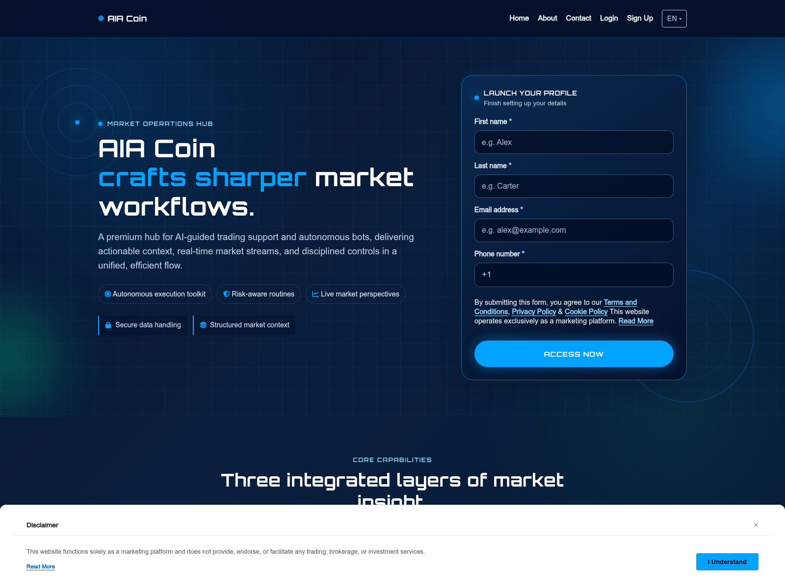 のスクリーンショット aiacoin.digital