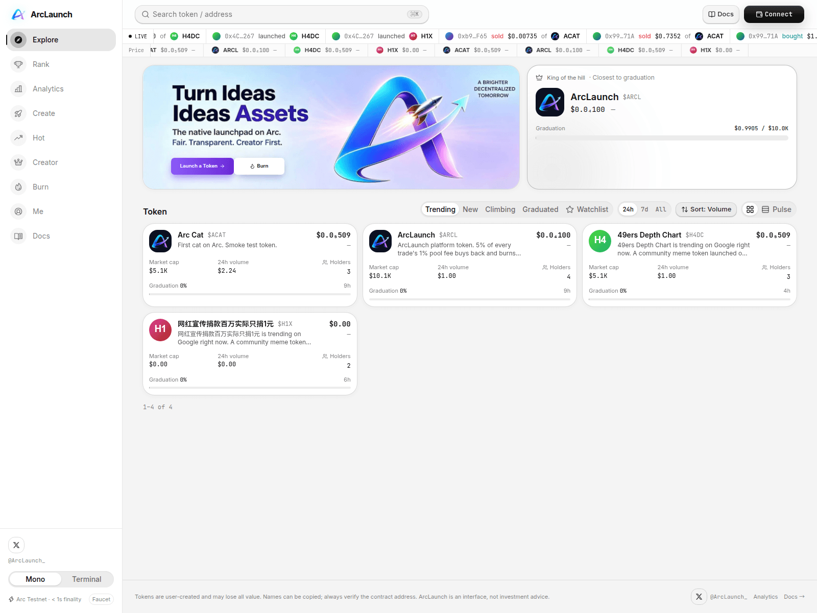 Screenshot of arcaaa.com