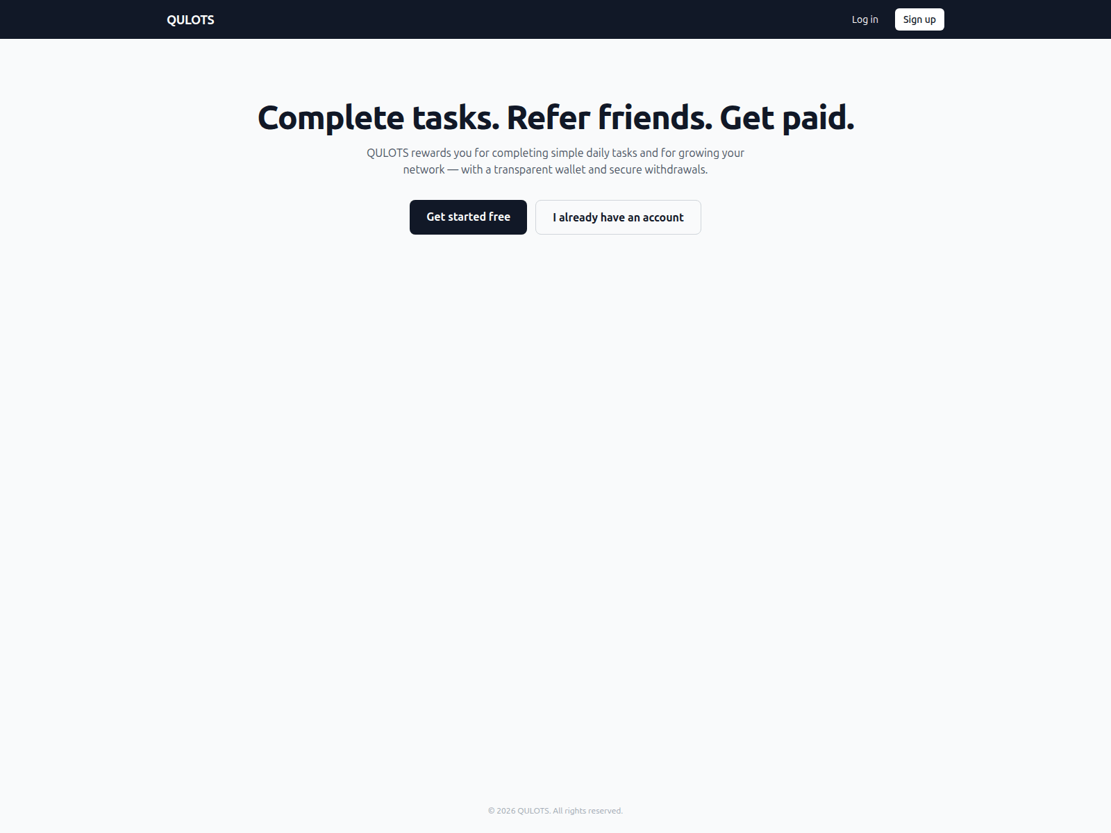 Screenshot of qulots.click
