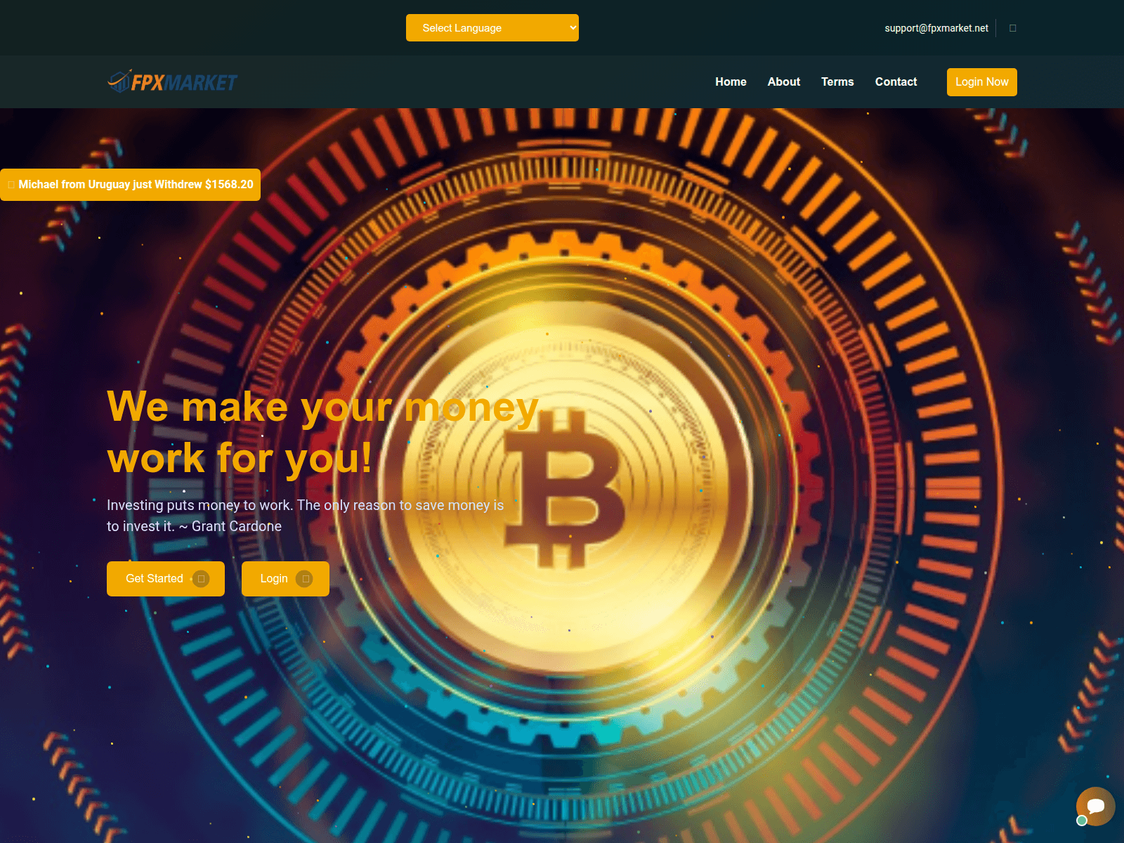 Screenshot von fpxmarket.net