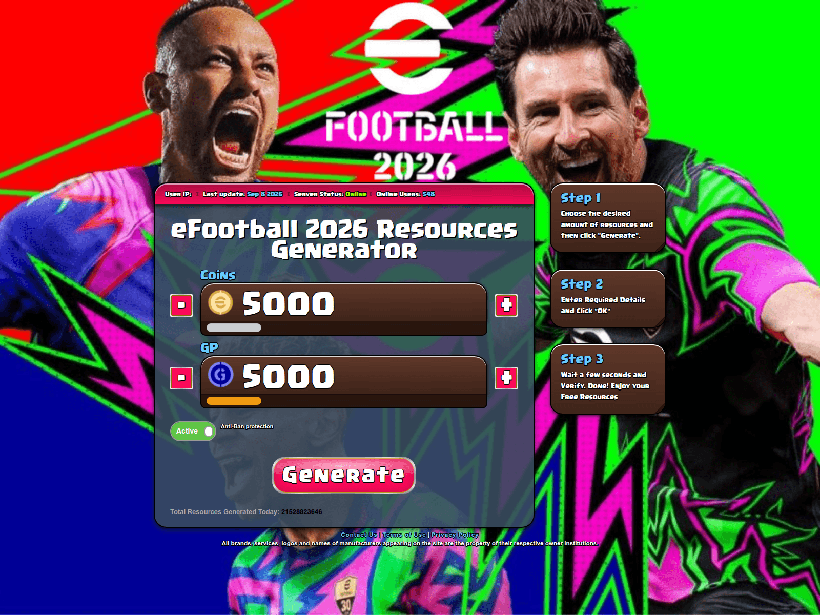 Screenshot of efootballcoin.club