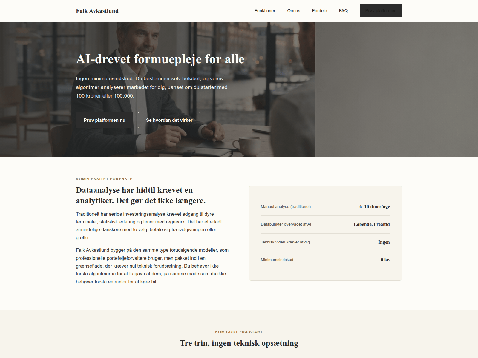 Screenshot of falkavkastlund.net