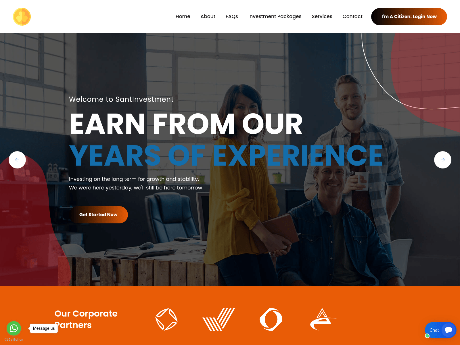 Screenshot of santnvesbk.com