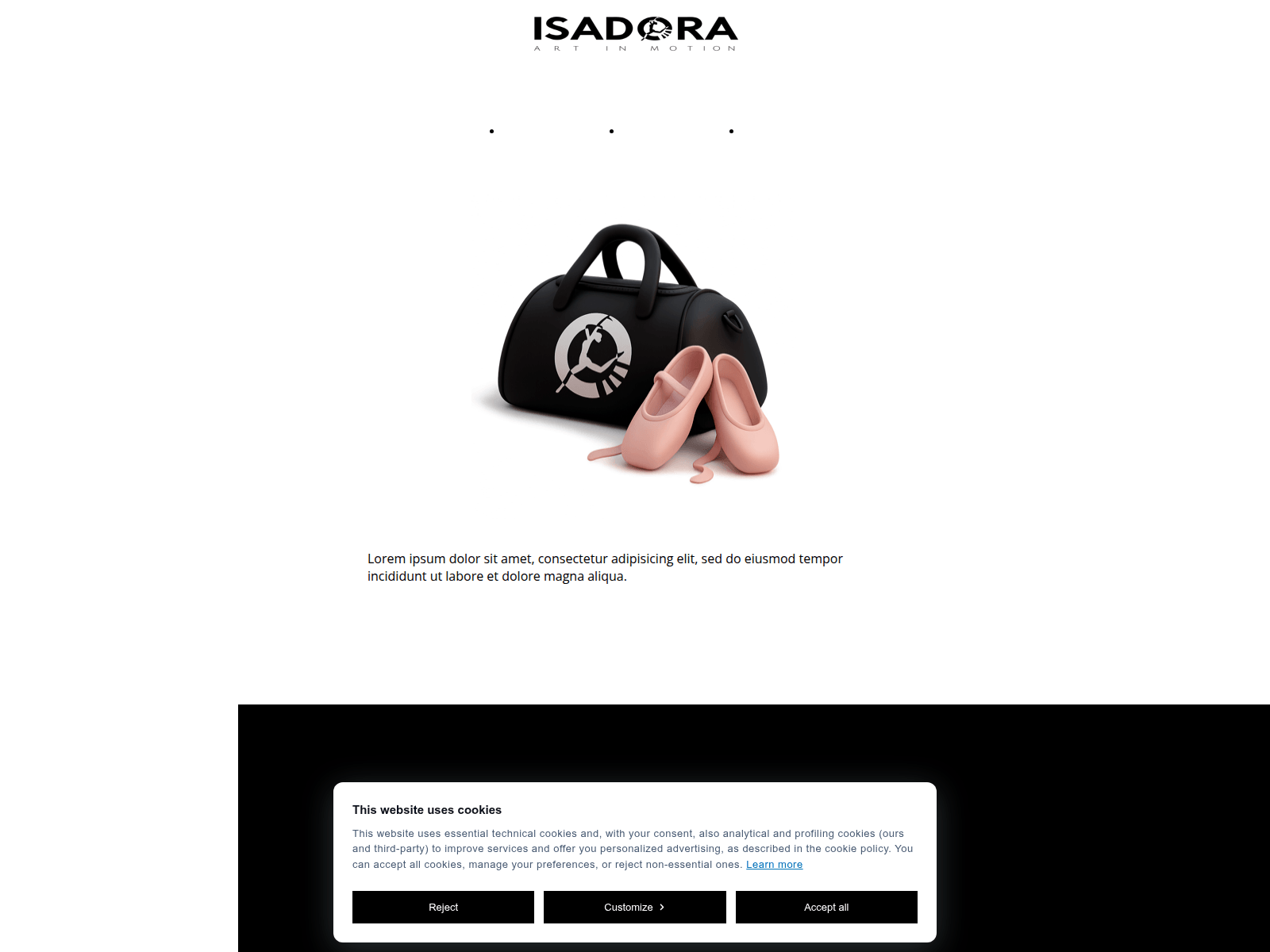 Screenshot of centrodanzaisadora.live