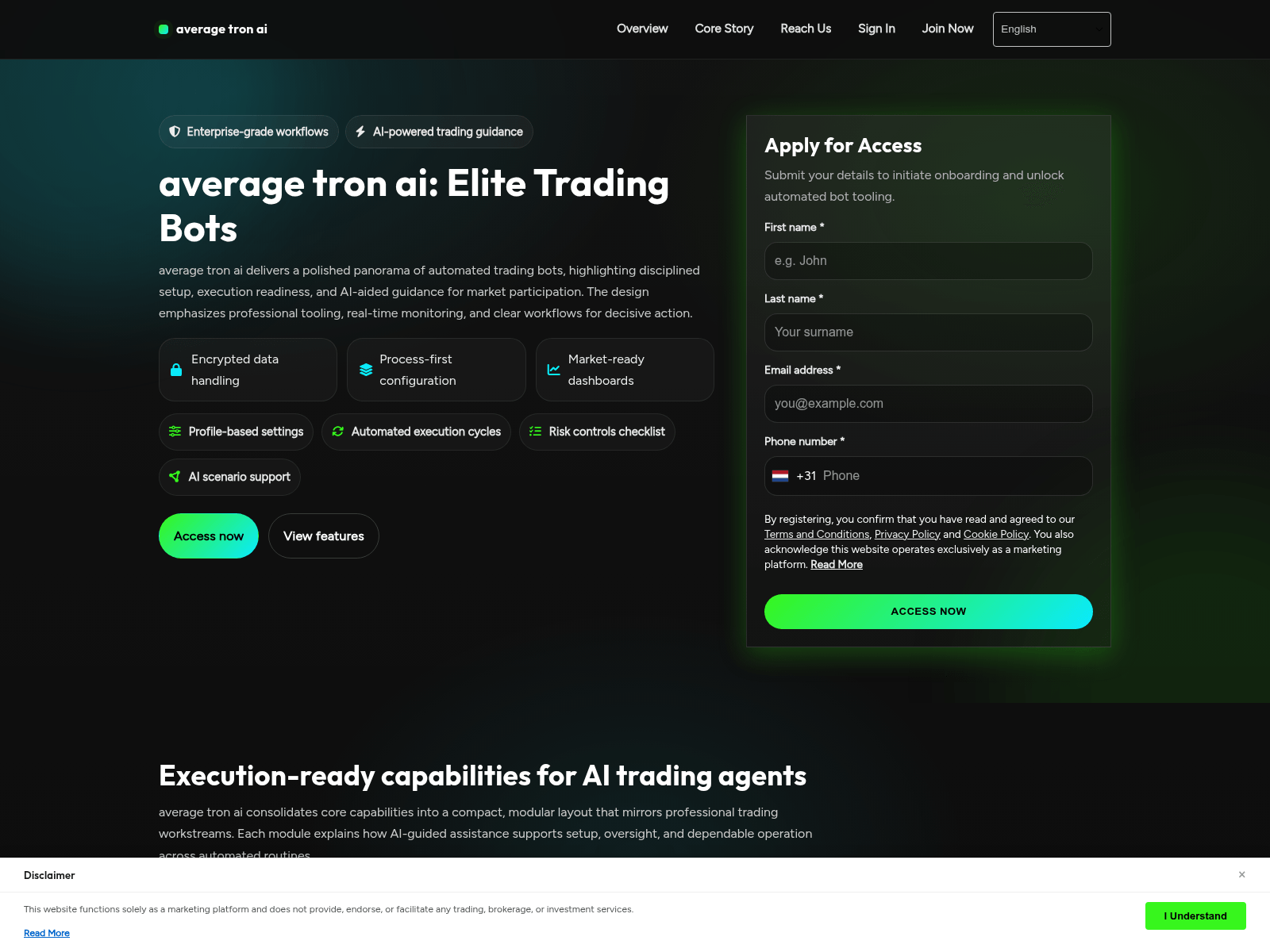 Screenshot of averagetronai.pro