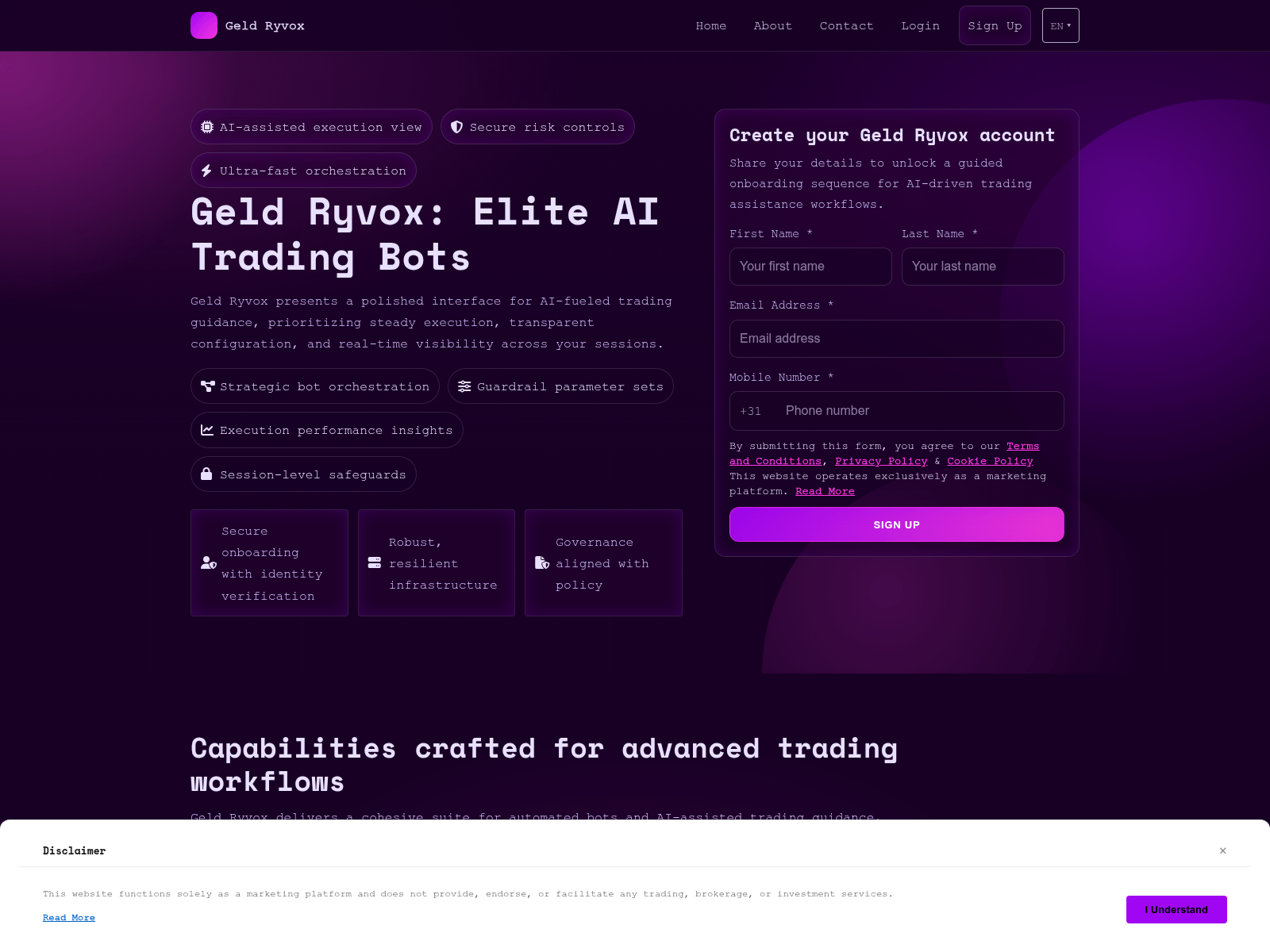 Screenshot of geld-ryvox.digital