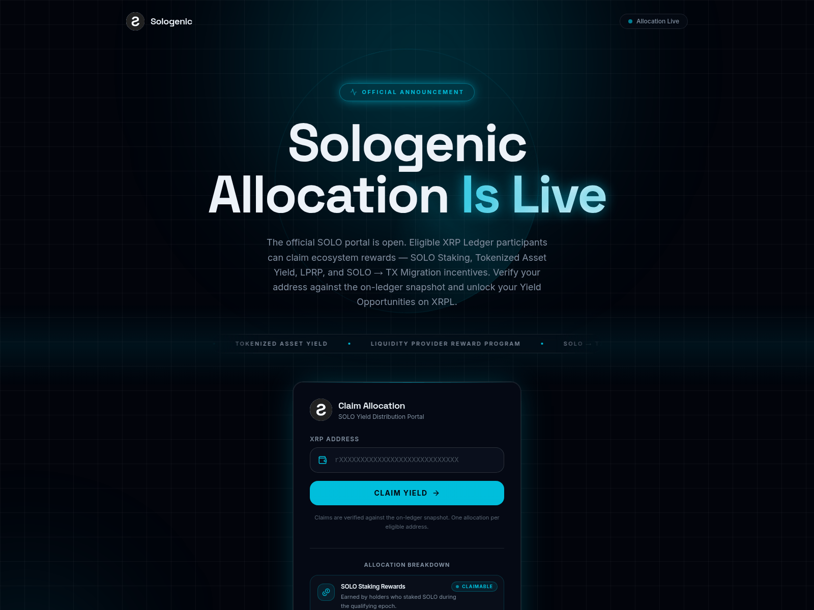 Screenshot of sologvault.org