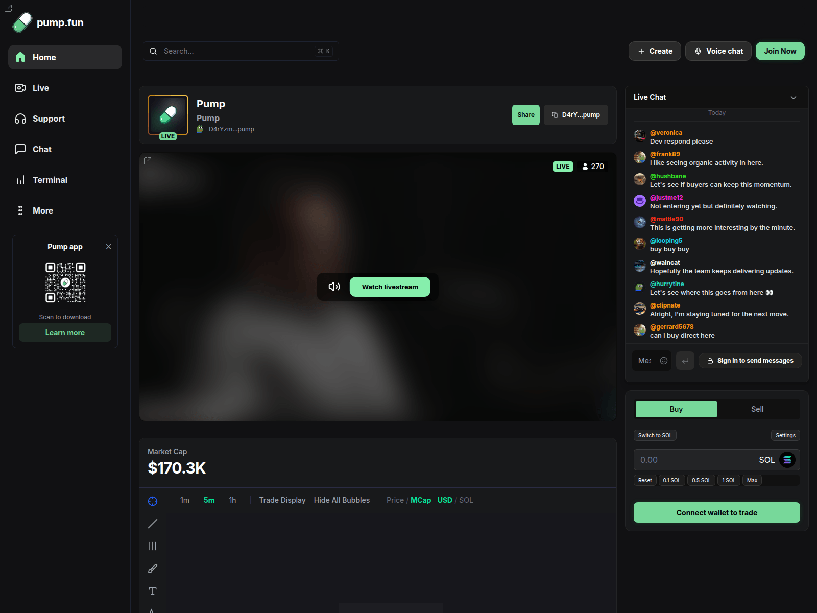 Screenshot of nowpumpfunstreaming.xyz