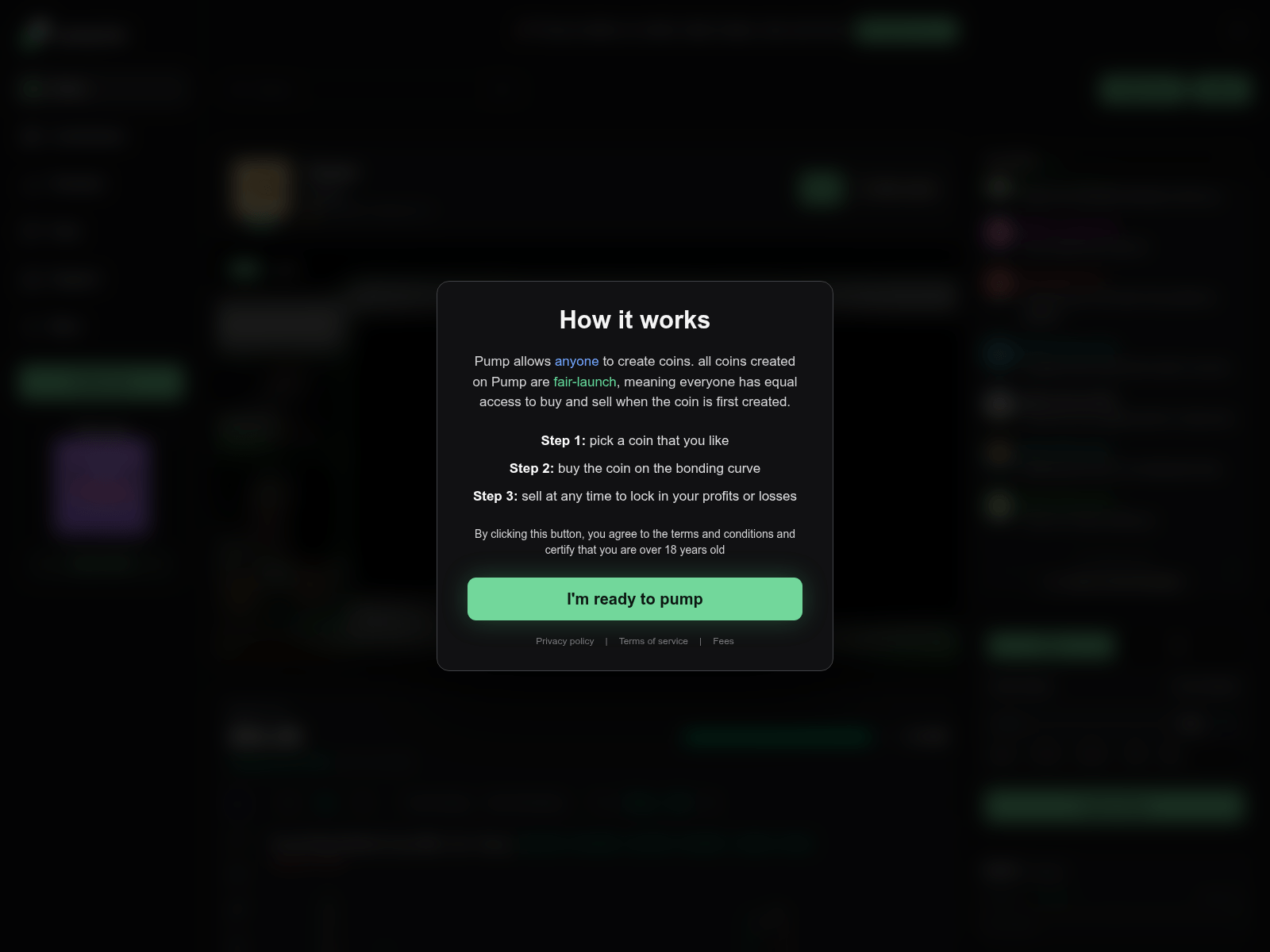 Screenshot of punpfun.live