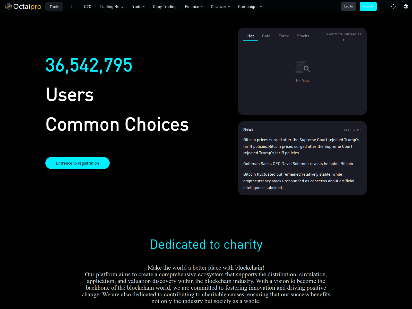 Screenshot of octaipro.com