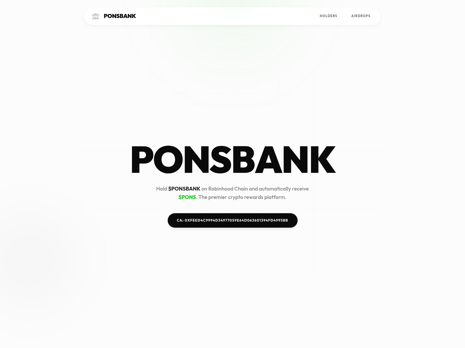 Screenshot of ponsbank.org