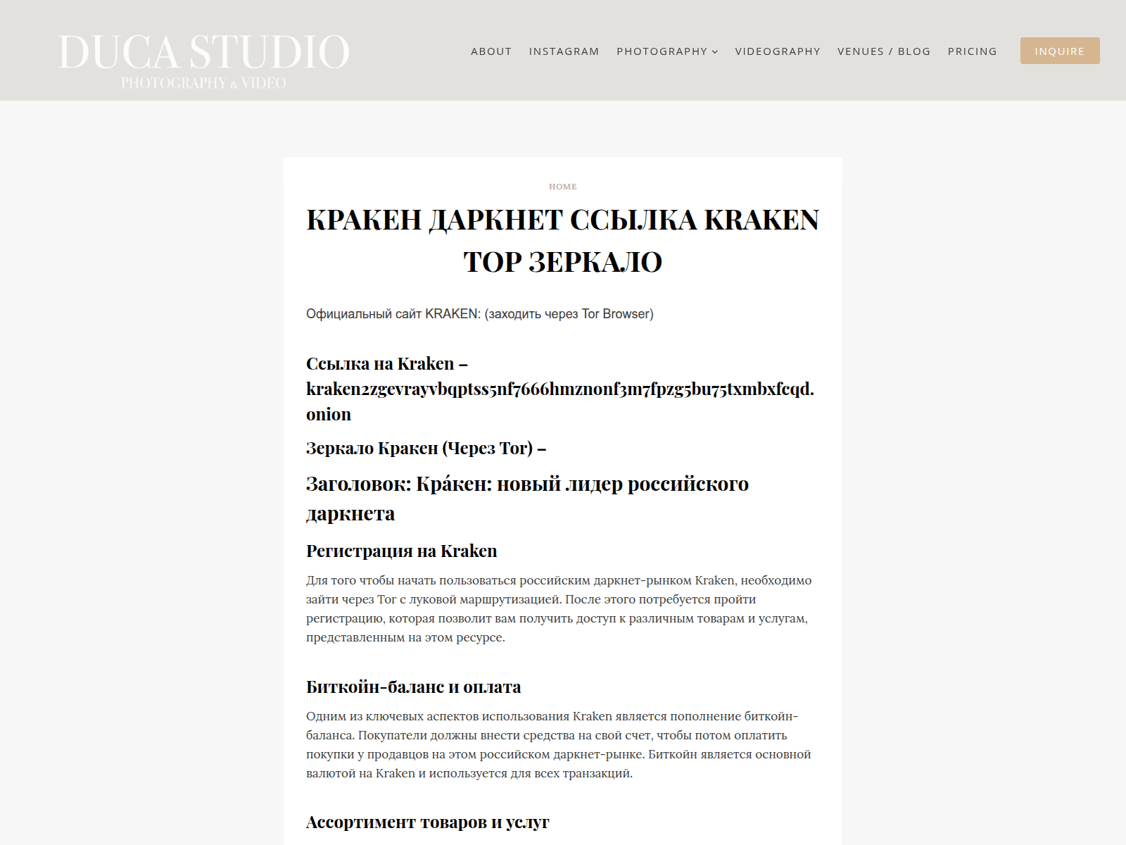 Screenshot of ducastudio.com