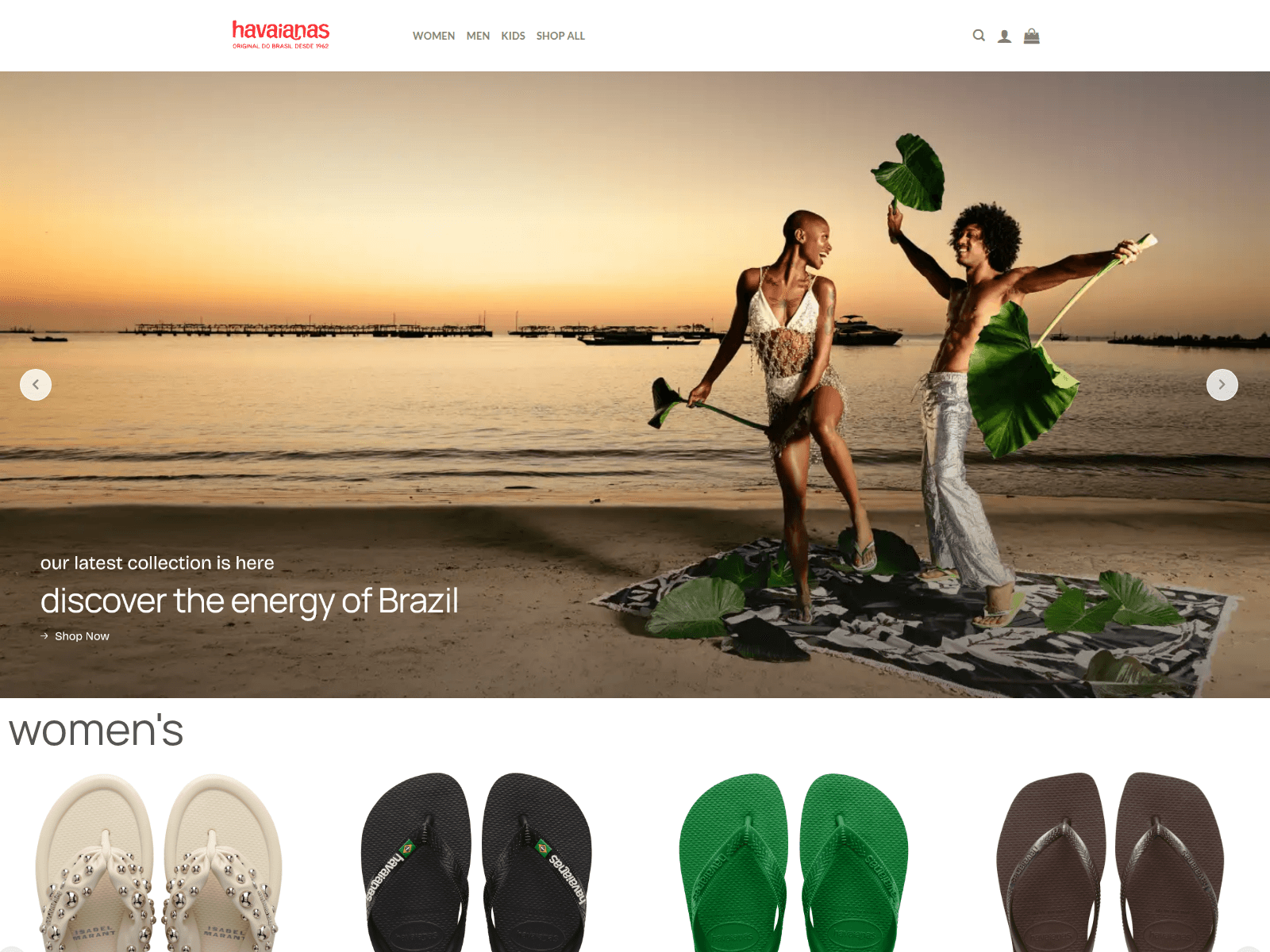 Screenshot of havaianasio1.shop