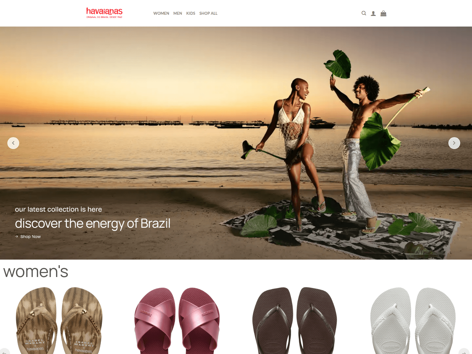 Screenshot of havaianasio.shop