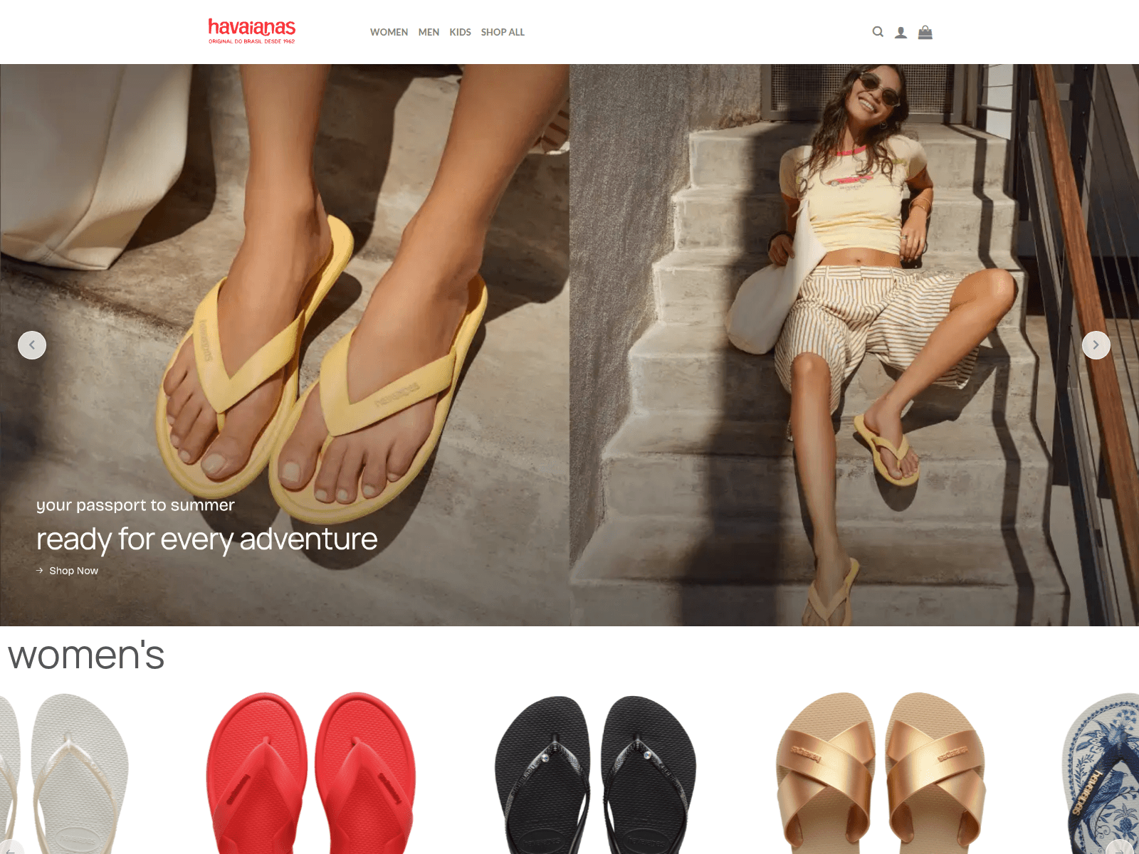 Screenshot of havaianasit.shop