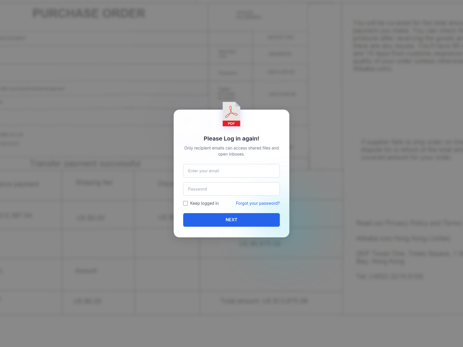Screenshot of fsmmgbfaonmeondrive.com