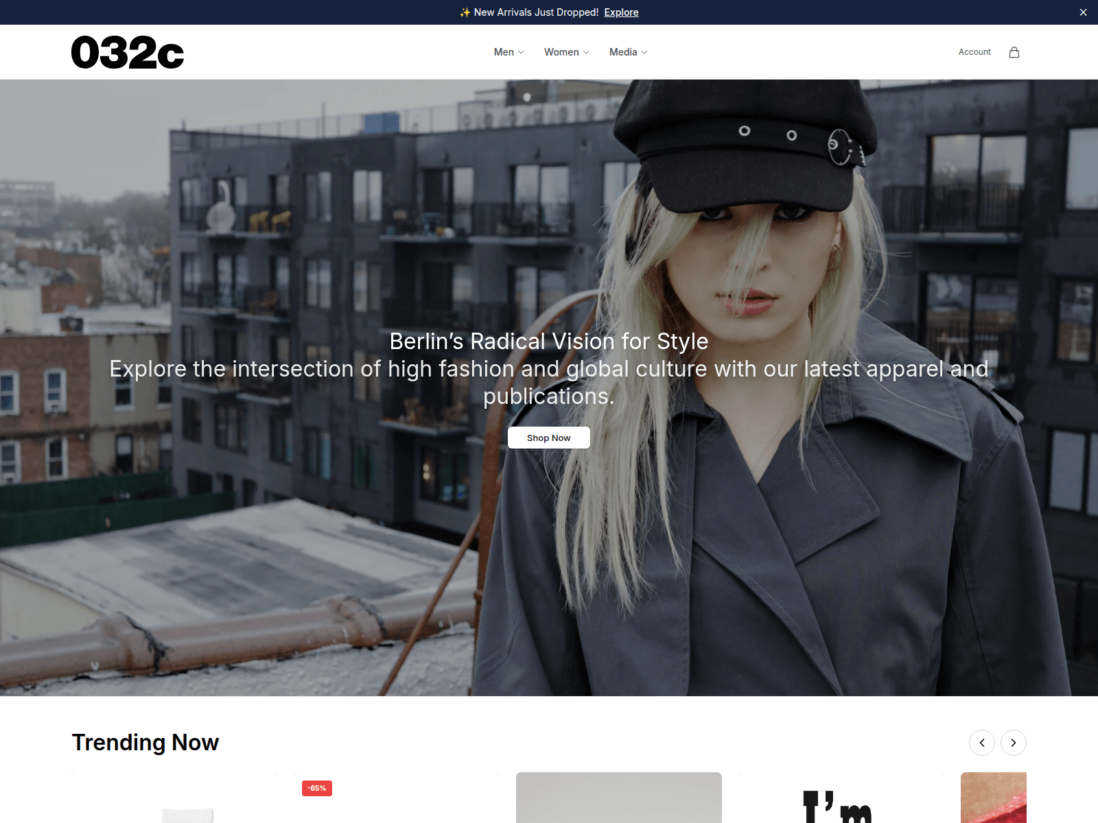Screenshot of 032cdesign.shop