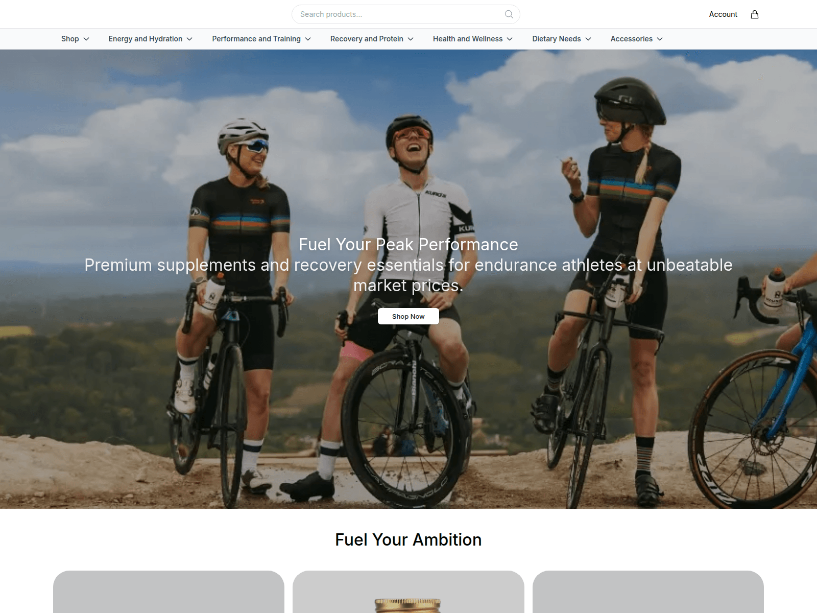 Screenshot of 4endurancehub.shop