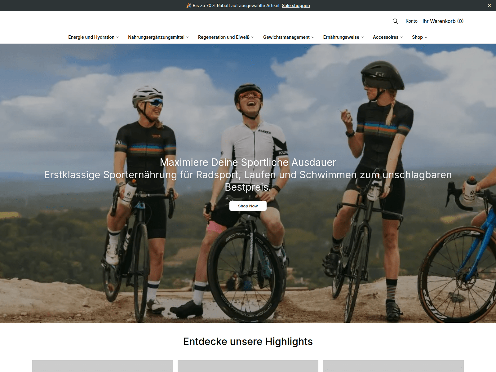 Screenshot of 4endurancestore.shop