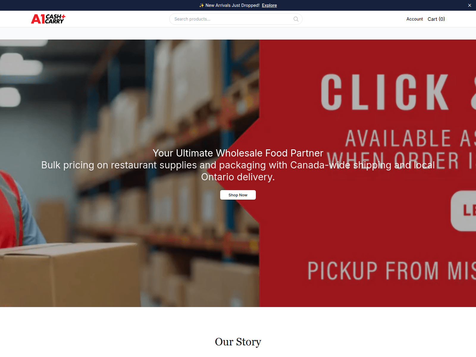 Screenshot of a1cashstore.shop