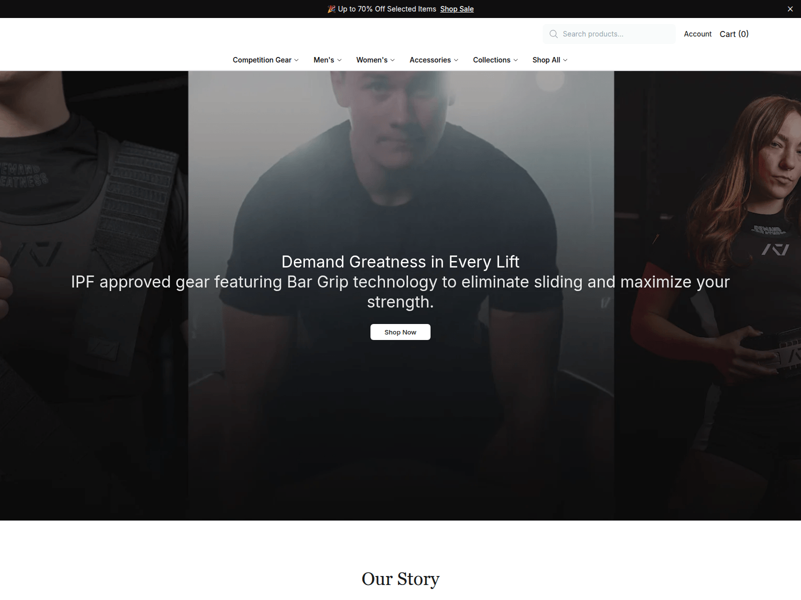 Screenshot of a7active.shop
