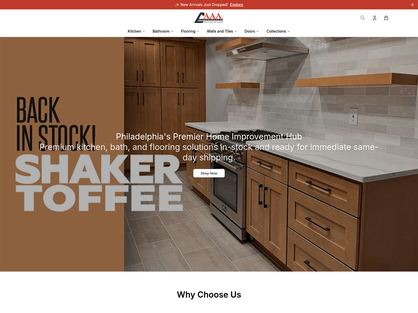 Screenshot of aaadistributoroutlet.shop